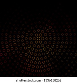 Dark Green, Yellow vector background with circles. Abstract colorful disks on simple gradient background. Pattern for websites, landing pages.
