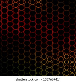 Dark Green, Yellow vector background with circles. Modern abstract illustration with colorful circle shapes. Pattern for websites, landing pages.