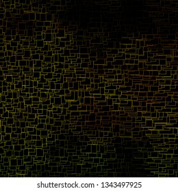 Dark Green, Yellow vector background with rectangles. Modern design with rectangles in abstract style. Best design for your ad, poster, banner.