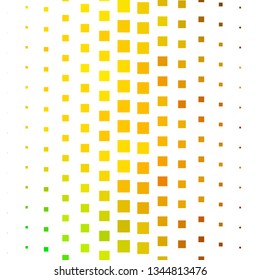 Dark Green, Yellow vector background in polygonal style. Abstract gradient illustration with rectangles. Pattern for websites, landing pages.