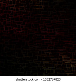 Dark Green, Yellow vector background with rectangles. Rectangles with colorful gradient on abstract background. Design for your business promotion.