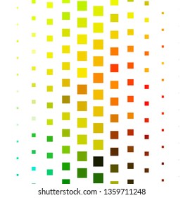 Dark Green, Yellow vector background in polygonal style. Illustration with a set of gradient rectangles. Pattern for websites, landing pages.