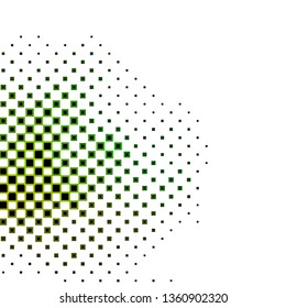 Dark Green, Yellow vector background with rectangles. Rectangles with colorful gradient on abstract background. Pattern for busines booklets, leaflets