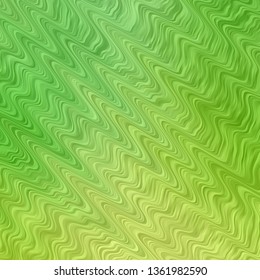 Dark Green, Yellow vector background with curved lines. Colorful abstract illustration with gradient curves. Pattern for commercials, ads.