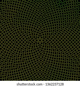 Dark Green, Yellow vector background with circles. Modern abstract illustration with colorful circle shapes. Design for posters, banners.
