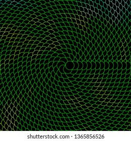 Dark Green, Yellow vector background with circles. Illustration with set of shining colorful abstract spheres. Pattern for business ads.