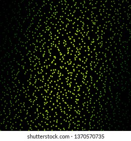 Dark Green, Yellow vector background with small and big stars. Blur decorative design in simple style with stars. Best design for your ad, poster, banner.