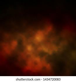 Dark Green, Yellow vector background with circles. Glitter abstract illustration with colorful drops. Pattern for booklets, leaflets.