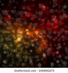 Dark Green, Yellow vector background with circles. Modern abstract illustration with colorful circle shapes. New template for your brand book.