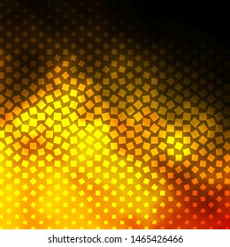 Dark Green, Yellow vector background in polygonal style. Rectangles with colorful gradient on abstract background. Best design for your ad, poster, banner.