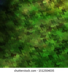 Dark Green, Yellow vector background in polygonal style. Modern design with rectangles in abstract style. Design for your business promotion.