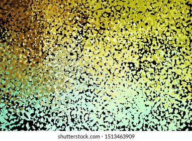 Dark Green, Yellow vector background with abstract shapes. Simple colorful illustration with abstract gradient shapes. Modern design for your business card.