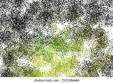 Dark Green, Yellow vector background with abstract shapes. Modern abstract illustration with colorful random forms. Elegant design for wallpapers.