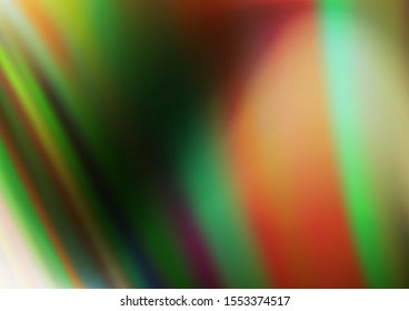 Dark Green, Yellow vector background with bubble shapes. A vague circumflex abstract illustration with gradient. A new texture for your  ad, booklets, leaflets.