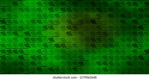 Dark Green, Yellow vector background in polygonal style. Modern design with rectangles in abstract style. Pattern for commercials, ads.