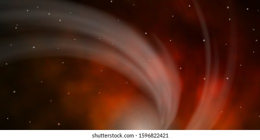Dark Green, Yellow vector background with colorful stars. Blur decorative design in simple style with stars. Design for your business promotion.