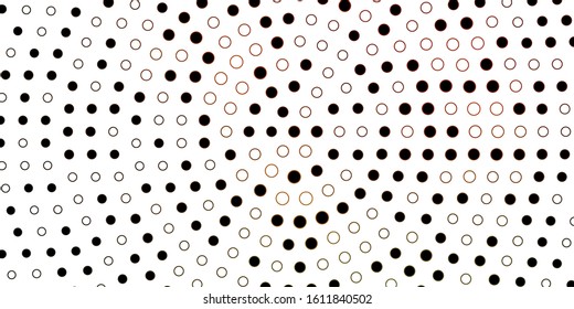 Dark Green, Yellow vector background with circles. Abstract colorful disks on simple gradient background. Pattern for wallpapers, curtains.