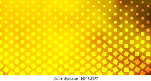 Dark Green, Yellow vector background in polygonal style. Abstract gradient illustration with colorful rectangles. Template for cellphones.