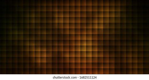 Verde oscuro, fondo vectorial amarillo con rectángulos. Ilustración colorida con rectángulos y cuadrados degradados. Patrón para anuncios, anuncios.