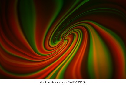 Dark Green, Yellow vector background with curved lines. Brand new colorful illustration in simple style. Elegant pattern for a brand book.