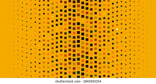 Dark Green, Yellow vector background in polygonal style. Illustration with a set of gradient rectangles. Design for your business promotion.