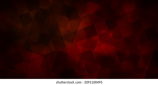 Dark Green, Yellow vector background with triangles, rectangles. Glitter abstract illustration with squares, lines. Best design for posters, banners.