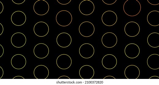 Dark Green, Yellow vector background with bubbles. Colorful illustration with gradient dots in nature style. Pattern for wallpapers, curtains.