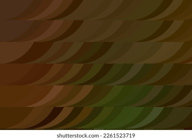 Dark Green, Yellow vector background with abstract shapes. Colorful chaotic forms with gradient in modern style. Best smart design for your business.