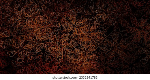 Dunkelgrüner, gelber Vektorhintergrund mit Linien. Abstrakte Illustration mit bandy Farbverlauf-Linien. Muster für Geschäftsunterlagen, Faltblätter