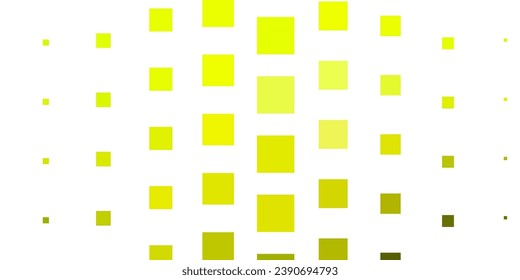 Verde oscuro, fondo vectorial amarillo con rectángulos. Diseño moderno con rectángulos de estilo abstracto. Diseño para su promoción comercial.