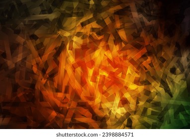Dark Green, Yellow vector background with straight lines. Blurred decorative design in simple style with lines. Smart design for your business advert.