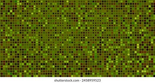 Dark Green, Yellow vector background with bubbles. Illustration with set of shining colorful abstract spheres. Pattern for booklets, leaflets.