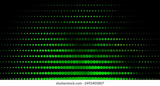 Dark Green, Yellow vector background with bubbles. Abstract illustration with colorful spots in nature style. Design for posters, banners.