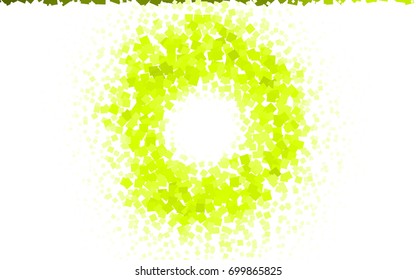 Dark Green, Yellow vector background of rectangles and squares. Style quilt and blanket. Geometrical rectangular pattern. Repeating pattern with rectangle shapes.