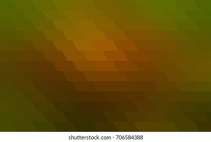 Dark Green, Yellow vector background of rectangles and squares. Style quilt and blanket. Geometrical rectangular pattern. Repeating pattern with rectangle shapes.