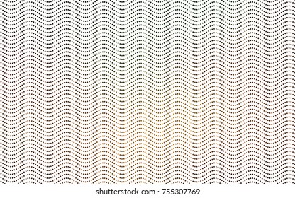 Dark Green, Yellow vector banner with circles, spheres. Abstract spots. Background of Art bubbles in halftone style with colored gradient.