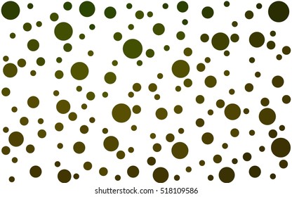 Dark Green Yellow Vector banners set of circles, spheres. Abstract Circles. Art Vector Background.