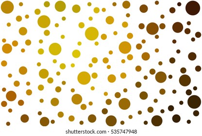 Dark Green Yellow Vector banners set of circles, spheres. Abstract Circles. Art Vector Background.