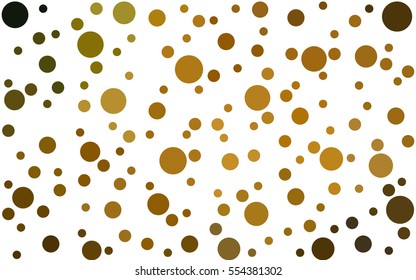 Dark Green Yellow Vector banners set of circles, spheres. Abstract Circles. Art Vector Background.