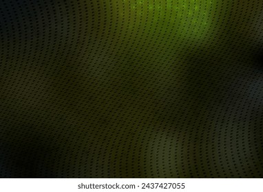 Dark Green, Yellow vector Beautiful colored illustration with blurred circles in nature style. Glitter abstract illustration with blurred drops of rain. Wallpaper for a cell phone.