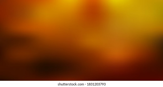 Dunkelgrünes, gelbes Vektorunscharakter. Farbige abstrakte Farbverlauf-Illustration im unscharfen Stil. Bildschirmhintergrund für Ihre Web-Apps.