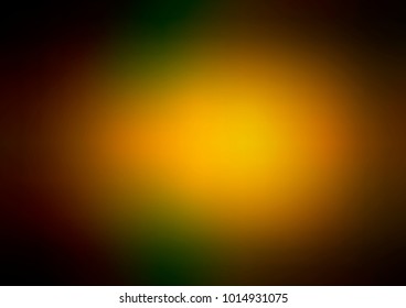 Dark Green, Yellow vector blurred and colored pattern. A completely new color illustration in a vague style. Brand-new style for your business design.