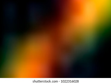 Dark Green, Yellow vector blurred bright pattern. Shining colored illustration in a brand-new style. The best blurred design for your business.