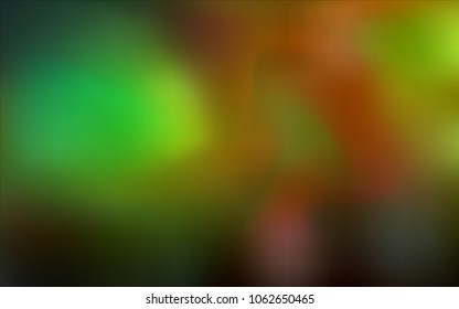 Dark Green, Yellow vector blurred bright pattern. Shining colored illustration in a brand-new style. A new texture for your design.
