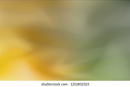 Dark Green, Yellow vector blurred bright texture. Modern geometrical abstract illustration with gradient. The template can be used as a background of a cell phone.