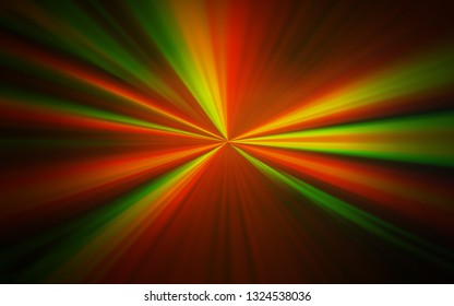 Dark Green, Yellow vector blurred template. Colorful abstract illustration with gradient. New style for your business design.