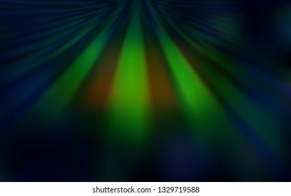 Dark Green, Yellow vector blurred background. A completely new colored illustration in blur style. New design for your business.