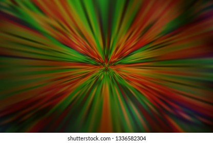 Dark Green, Yellow vector blurred shine abstract template. Glitter abstract illustration with gradient design. New design for your business.