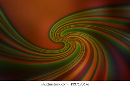 Dark Green, Yellow vector blurred pattern. Colorful illustration in abstract style with gradient. Background for designs.