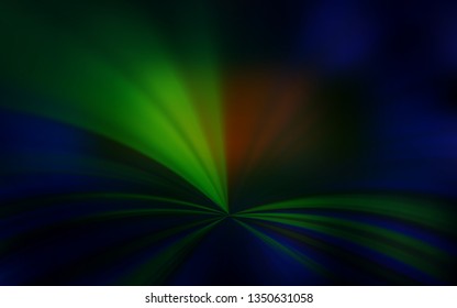 Dark Green, Yellow vector blurred bright pattern. Abstract colorful illustration with gradient. New style for your business design.